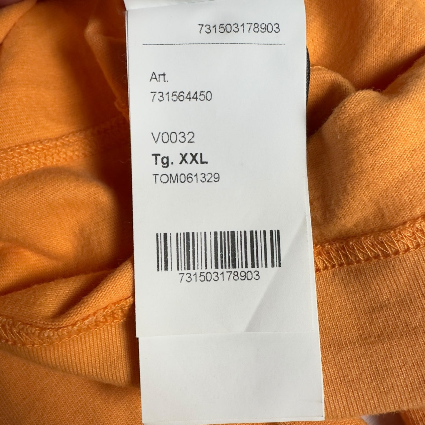 S/S 21 Stone Island Lightweight Cotton Sweater - Orange