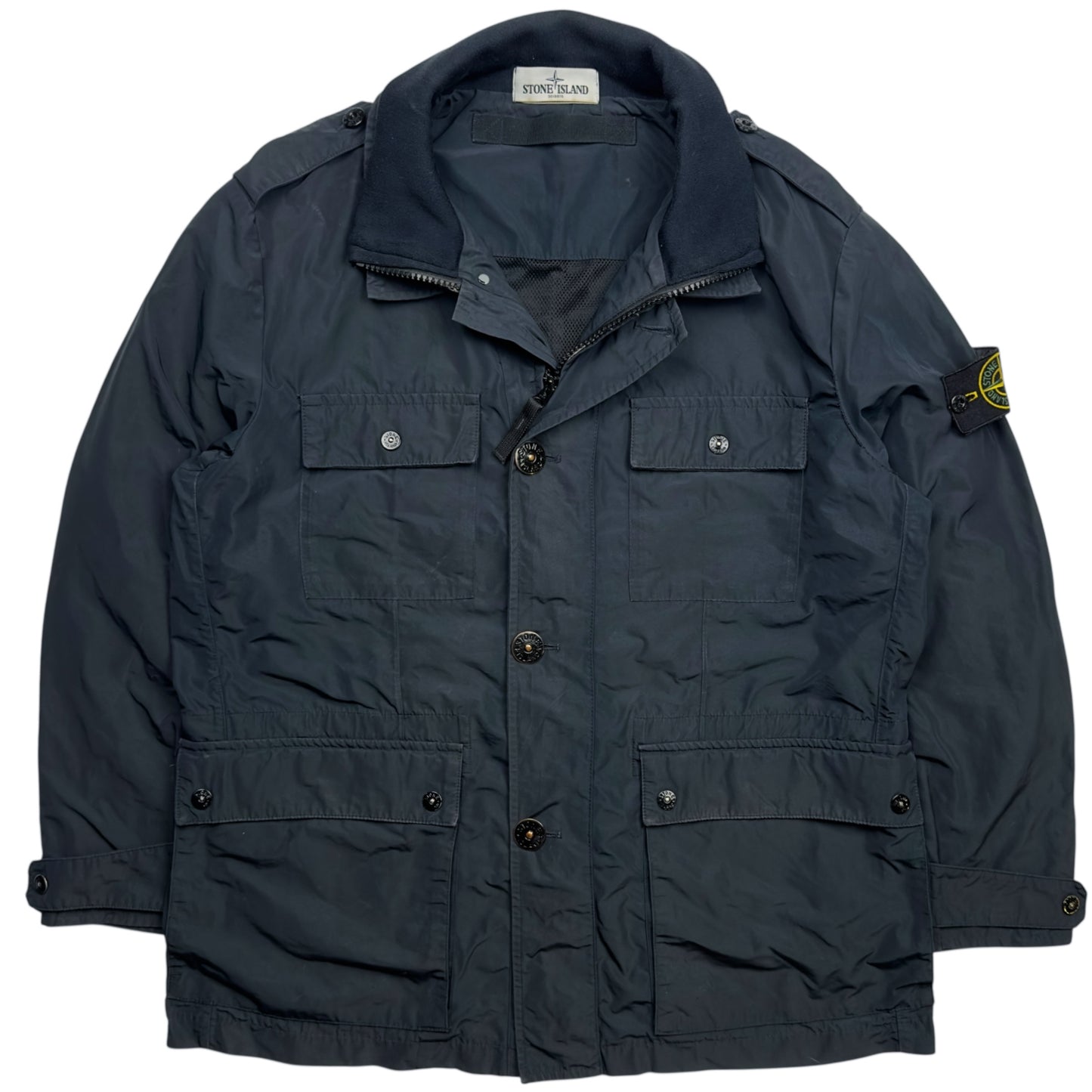 Stone Island Micro Reps Field Jacket - Navy