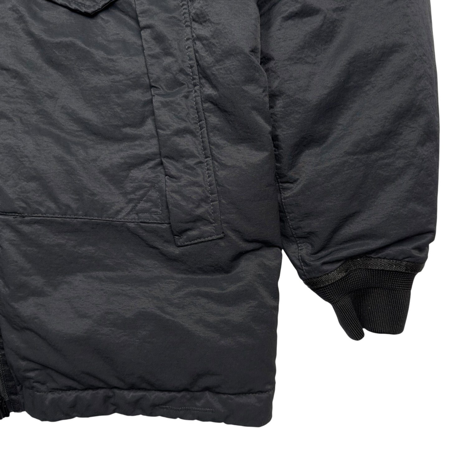 A/W 22 Stone Island Opaque Nylon Twill Down-TC Puffer Jacket - Black
