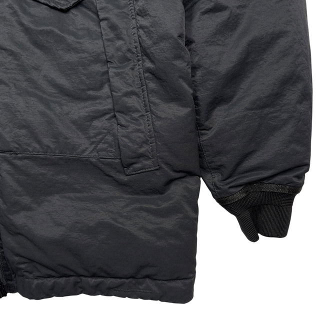 A/W 22 Stone Island Opaque Nylon Twill Down-TC Puffer Jacket - Black