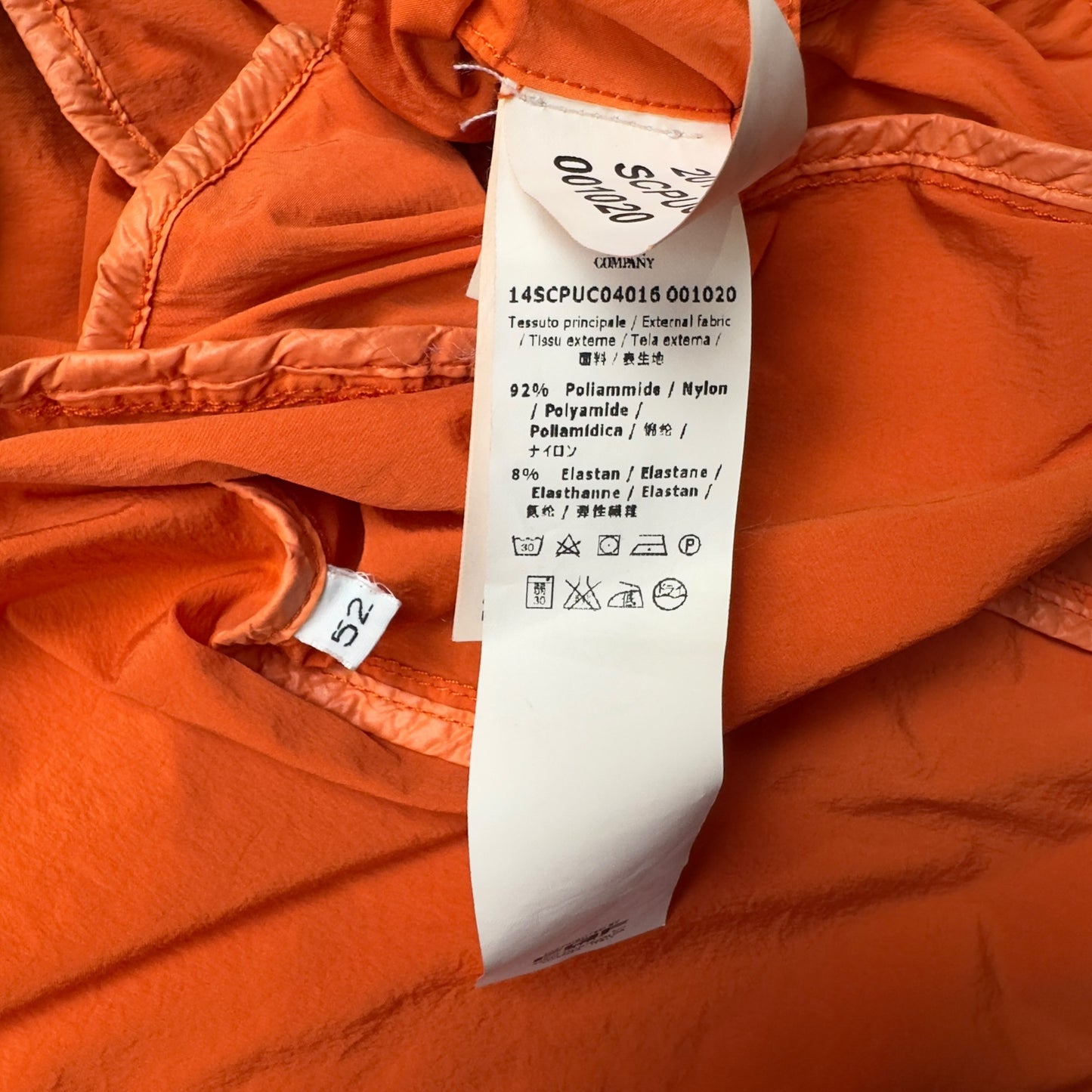 C.P. Company Nycra Windbreaker Jacket - Orange