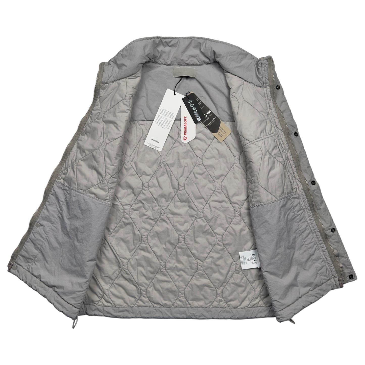 S/S 25 Stone Island Ghost Nylon Smerigliato Primaloft Gilet