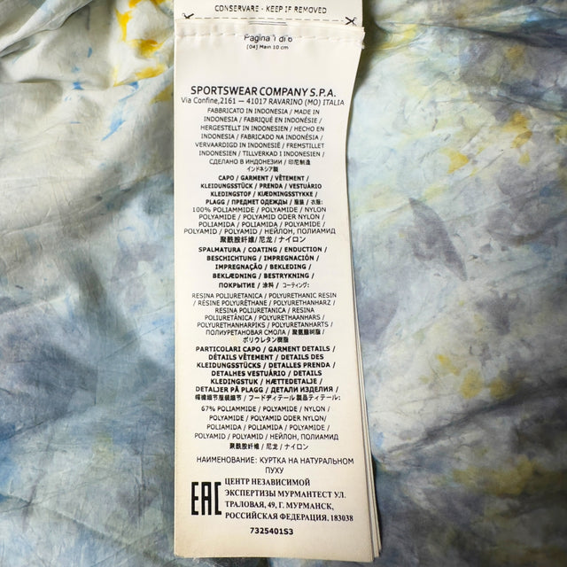 A/W 20 Stone Island Supreme Paintball Camouflage Crinkle Reps NY Down Puffer Jacket