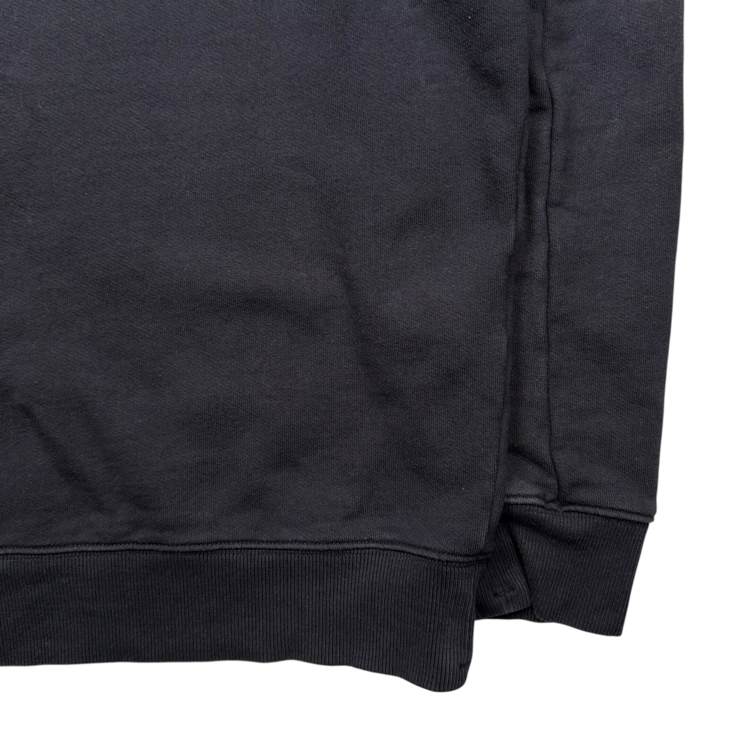 C.P. Company Diagonal Raised Fleece Crewneck Sweater - Navy
