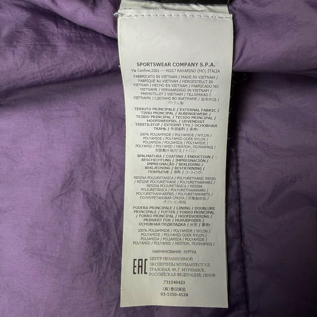 A/W 20 Stone Island Crinkle Reps R-NY with Primaloft Jacket - Purple