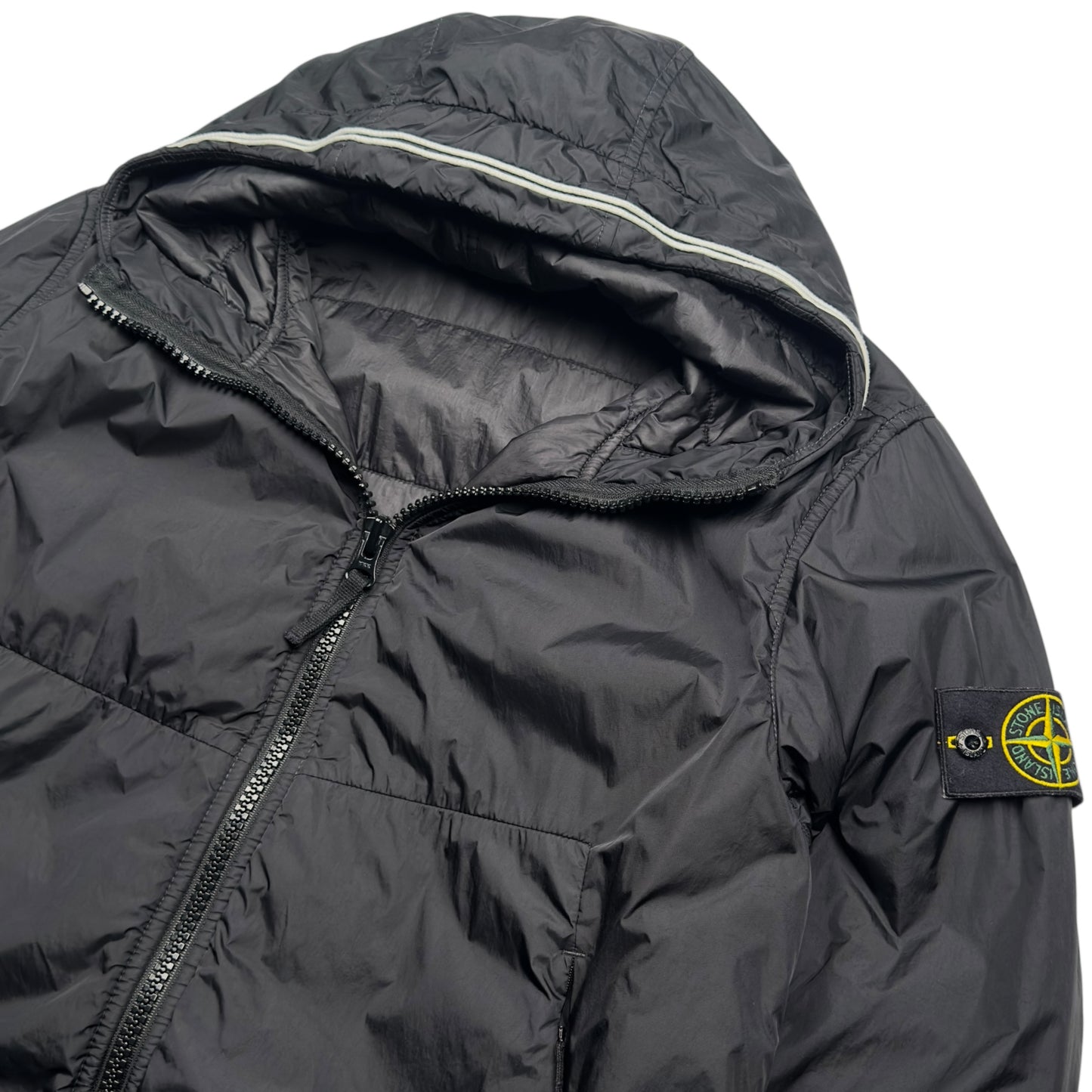A/W 20 Stone Island Crinkle Reps R-NY with Primaloft Jacket - Black