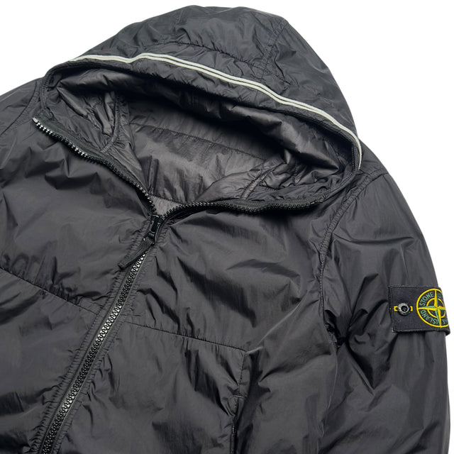 A/W 20 Stone Island Crinkle Reps R-NY with Primaloft Jacket - Black