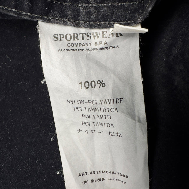 A/W 08 Stone Island Nylon Metal Flock Jacket - Black