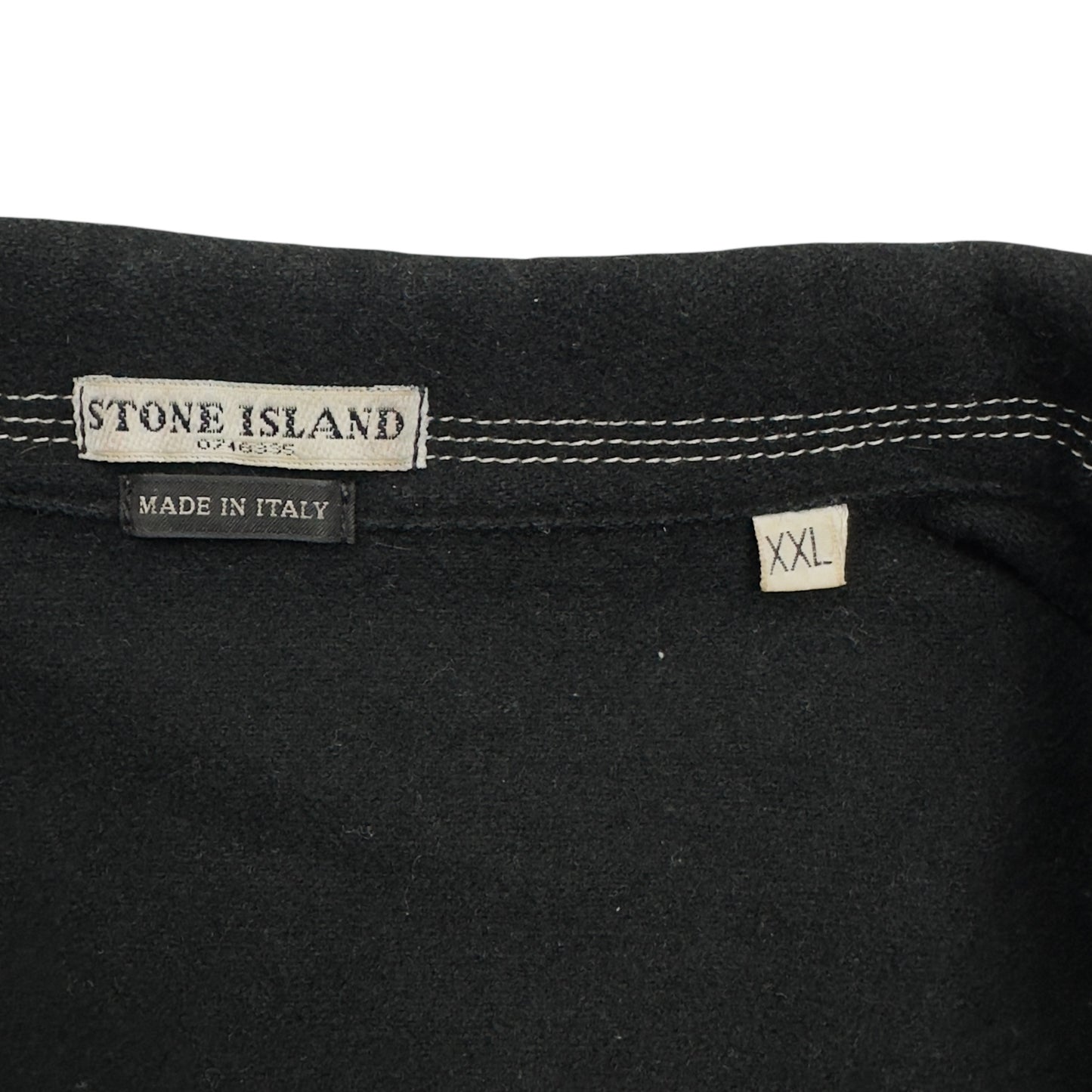 A/W 05 Stone Island Wool Blend Spellout Overshirt