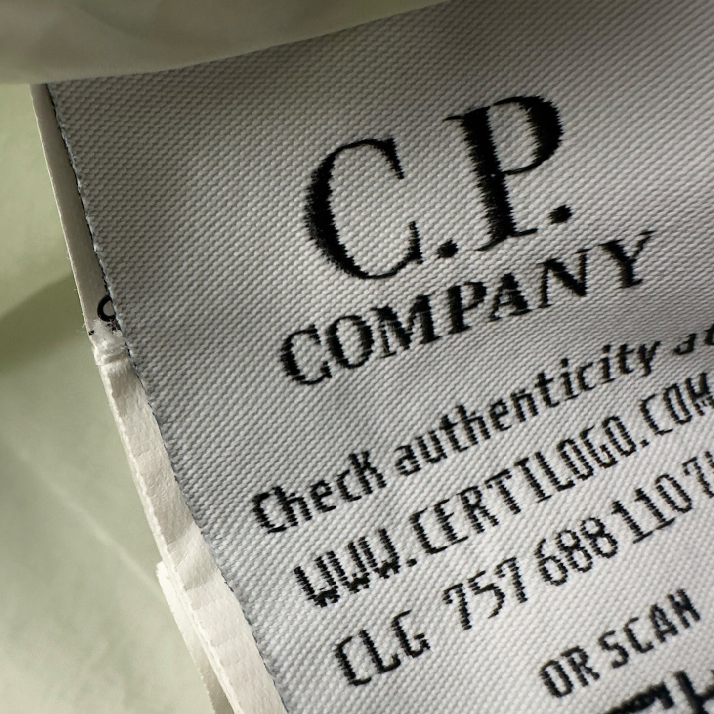 C.P. Company Chrome Quarter Zip Smock - Light Green