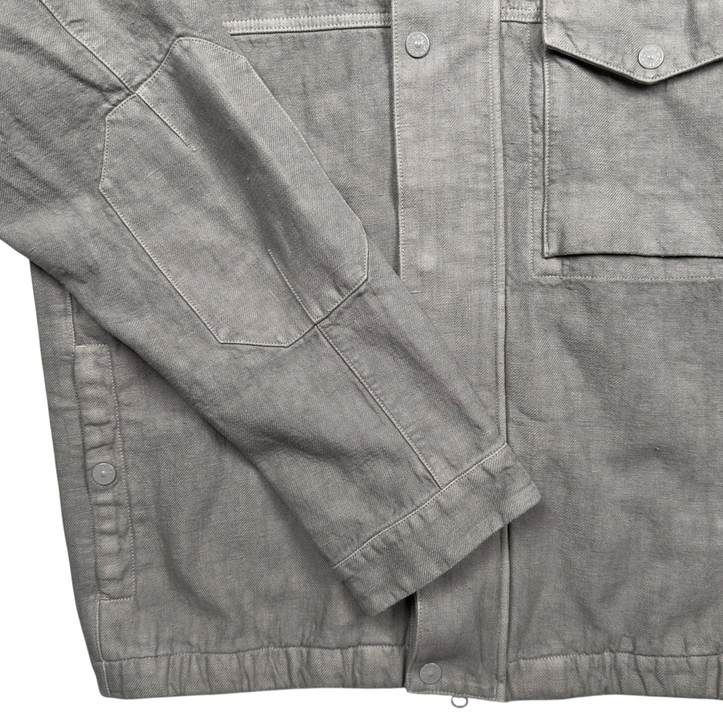 S/S 25 Stone Island Diagonal Linen Ghost Jacket