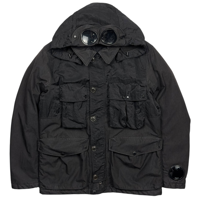 C.P. Company 50 Fili La Mille Goggle Jacket - Black