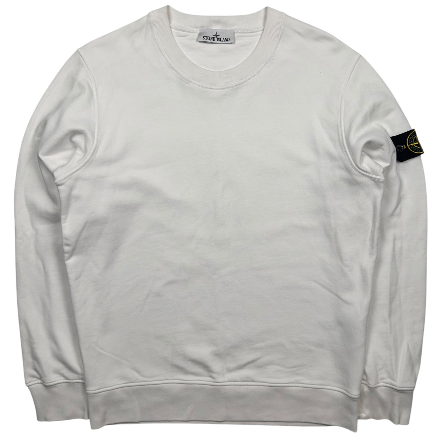 A/W 22 Stone Island Crewneck Sweater - White
