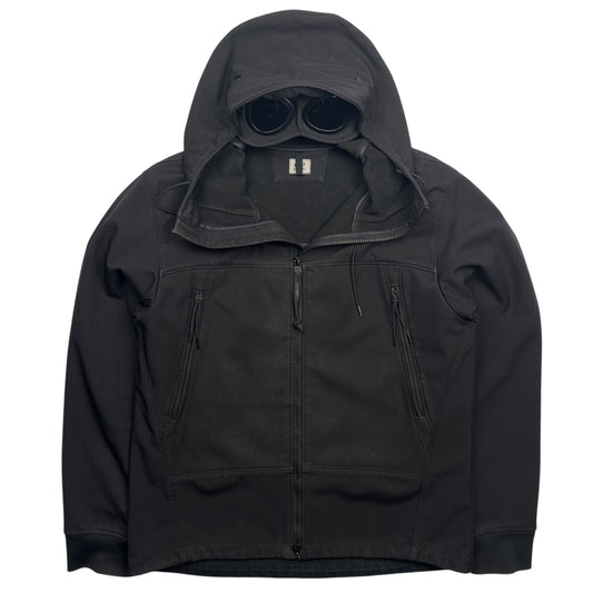 C.P. Company Soft Shell Goggle Jacket - Black
