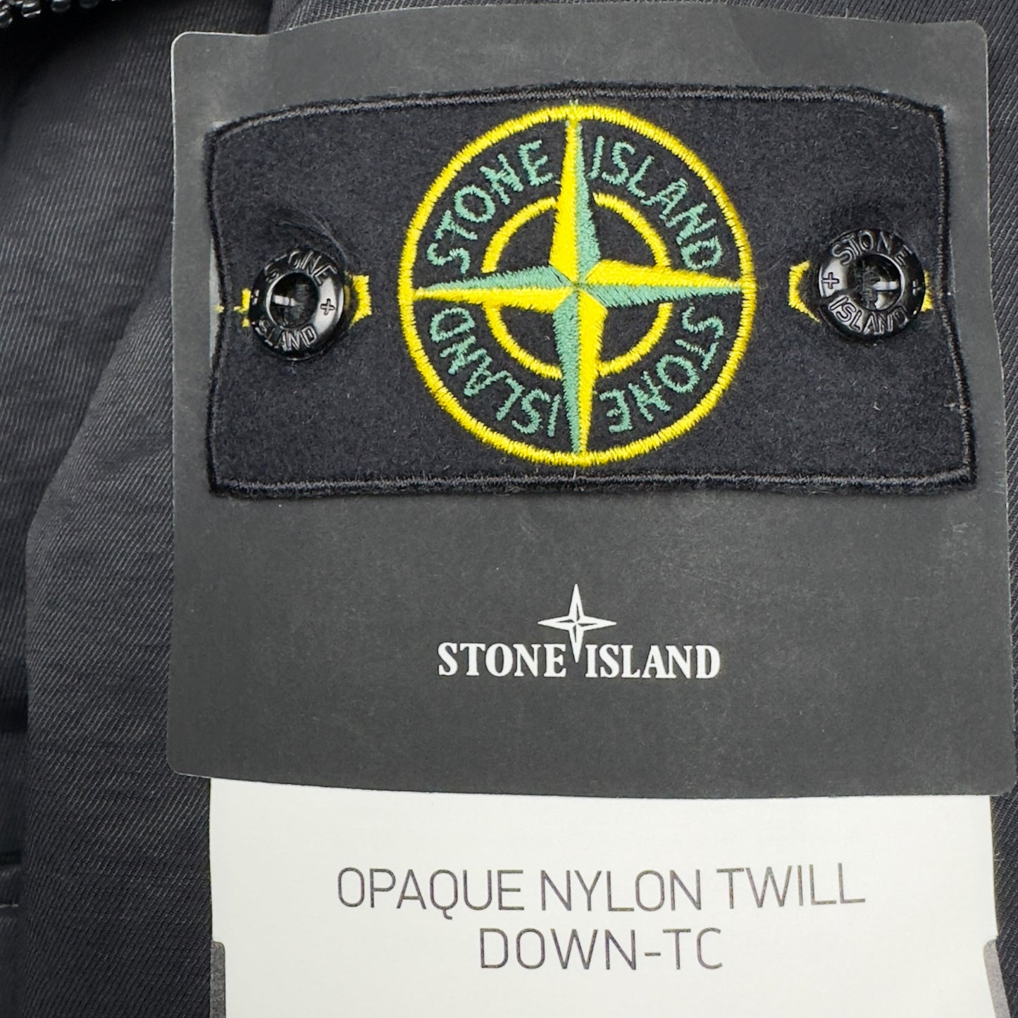 A/W 22 Stone Island Opaque Nylon Twill Down-TC Puffer Jacket - Black