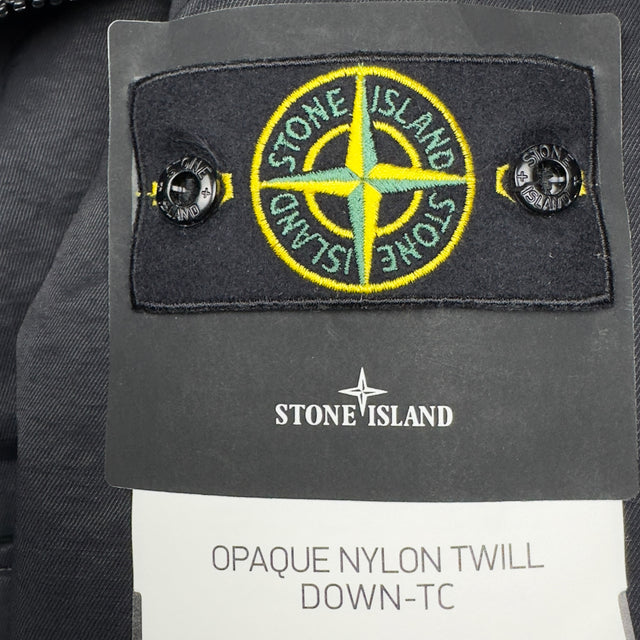 A/W 22 Stone Island Opaque Nylon Twill Down-TC Puffer Jacket - Black