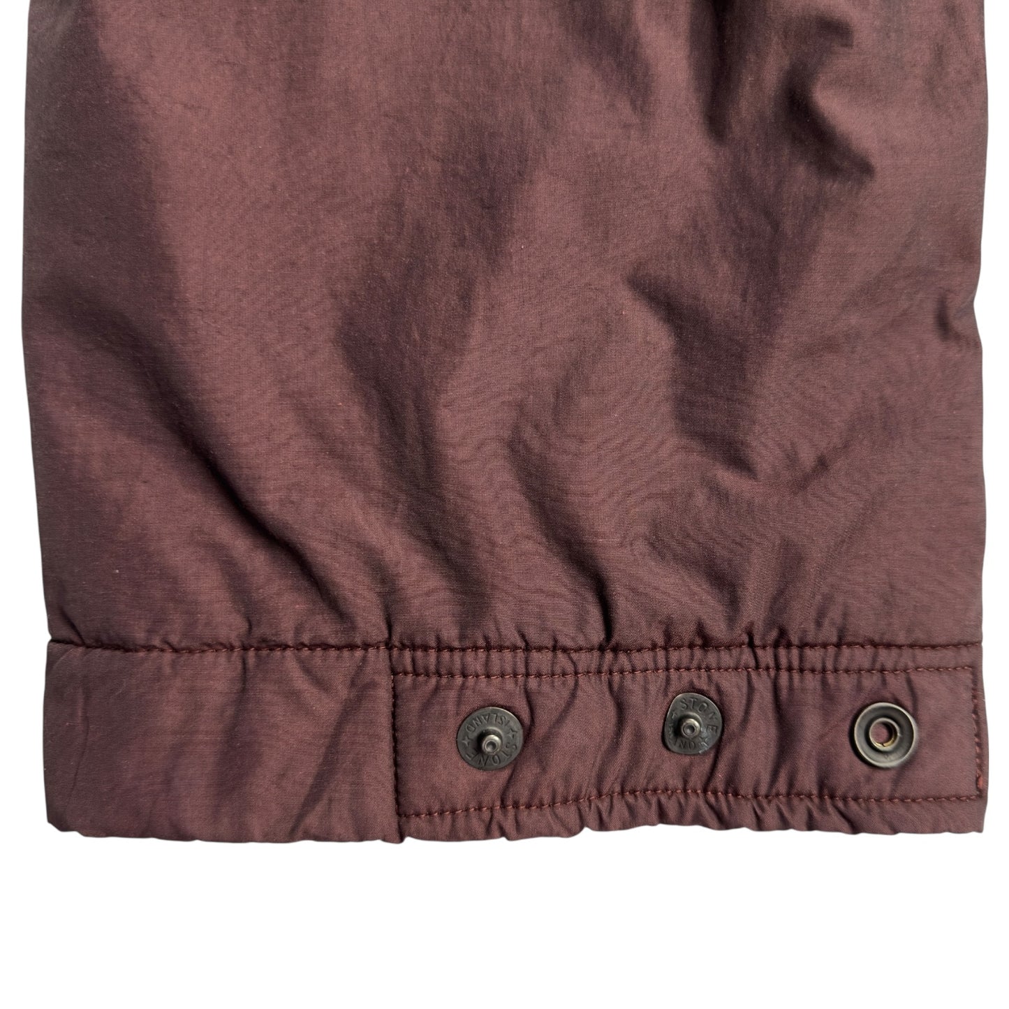 A/W 02 Stone Island Cotton Nylon Jacket - Burgundy