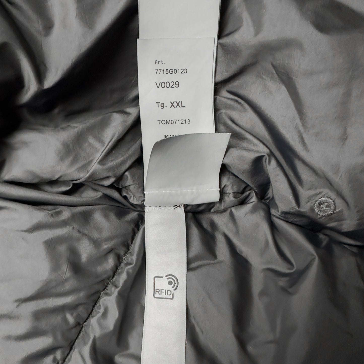 A/W 22 Stone Island Crinkle Reps R-NY Down Gilet - Black