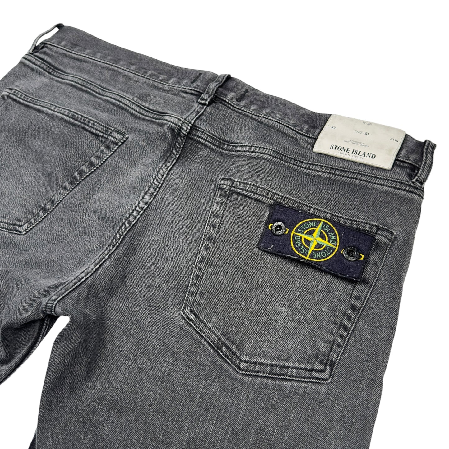 A/W 17 Stone Island Grey Denim Jeans