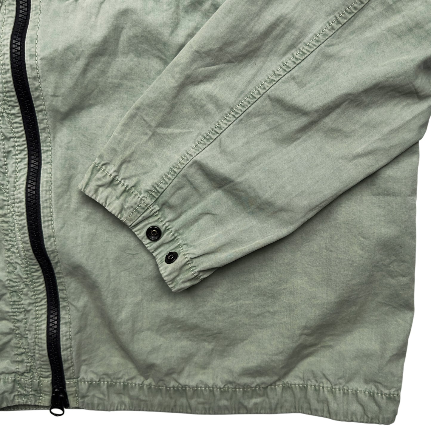 A/W 22 Stone Island T.CO+OLD Cotton Overshirt - Sage Green