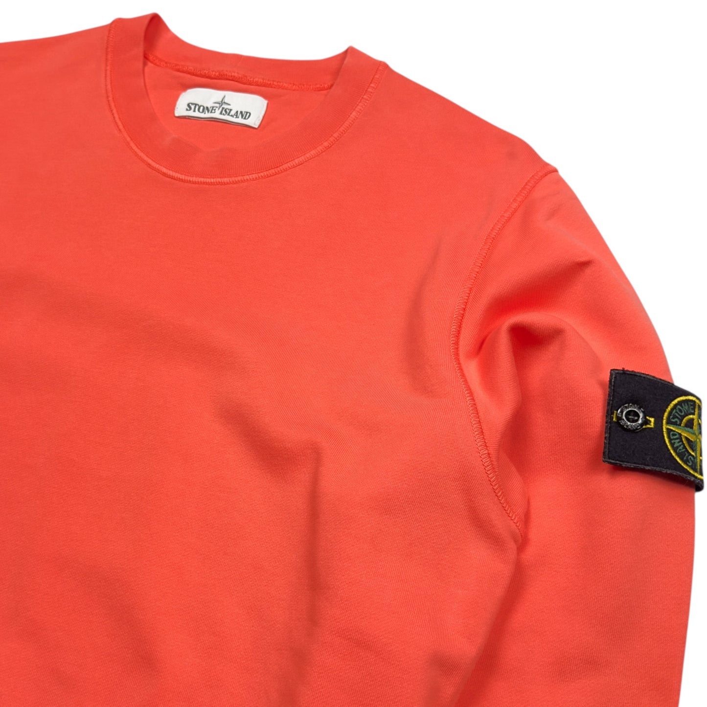 S/S 20 Stone Island Crewneck Sweater - Coral