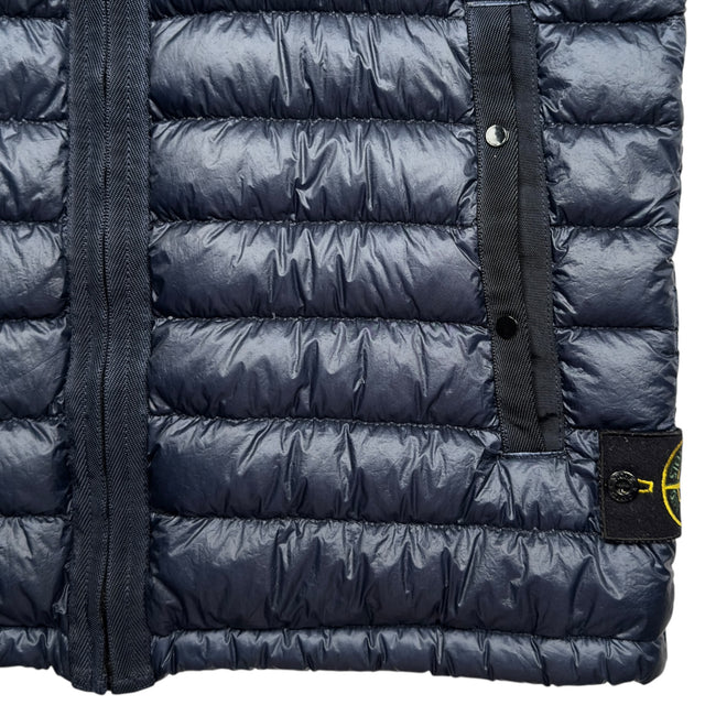 Stone Island Down_26 GR X SQM_N - Ultra Light Down Gilet - Navy