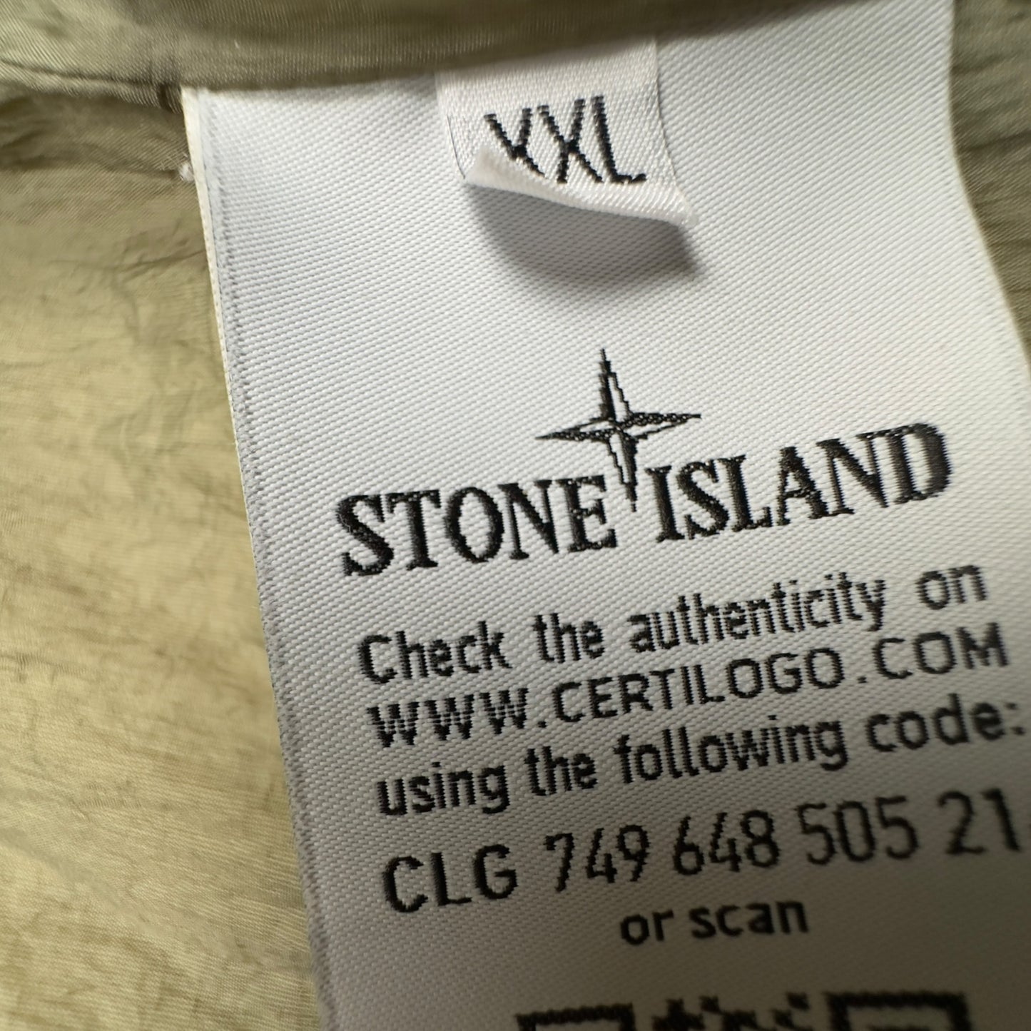 A/W 19 Stone Island Crinkle Reps NY Jacket - Khaki
