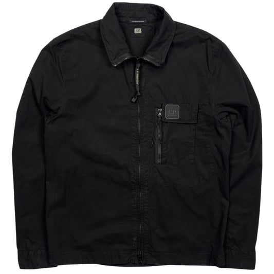 C.P. Company Metropolis Garbadine Overshirt - Black