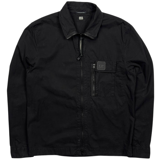 C.P. Company Metropolis Garbadine Overshirt - Black