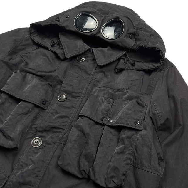 C.P. Company 50 Fili La Mille Goggle Jacket - Black