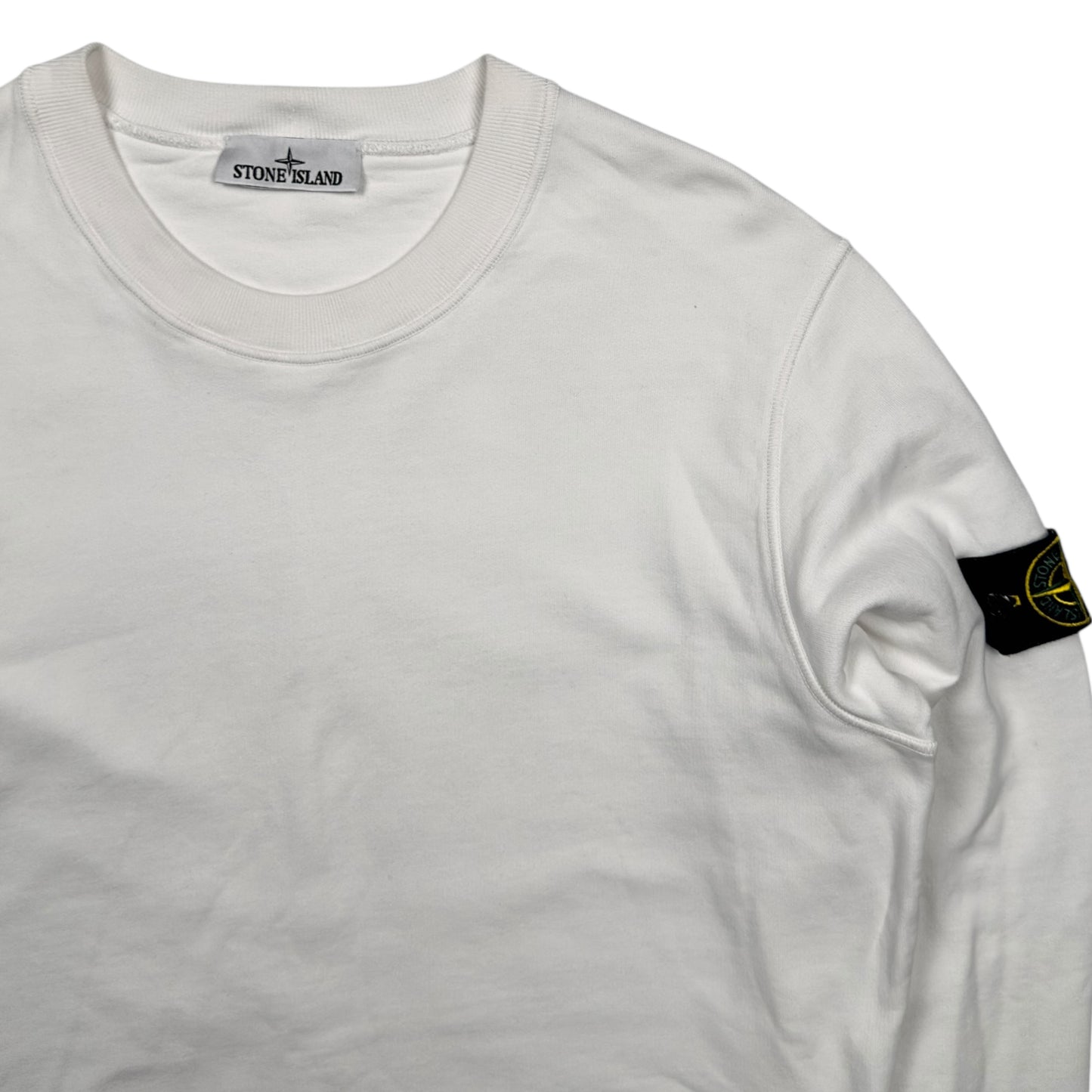 A/W 22 Stone Island Crewneck Sweater - White