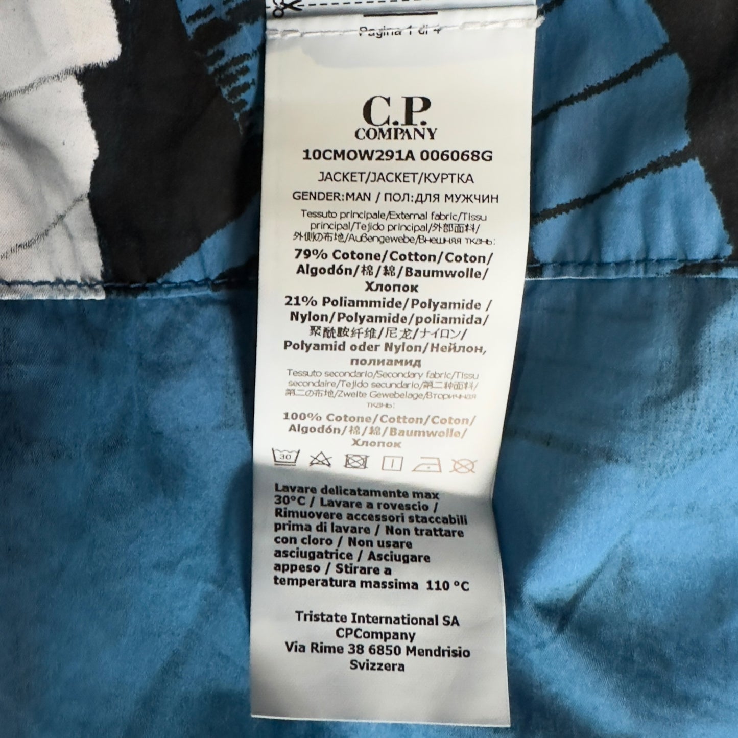 C.P. Company 50 Fili Mutated Block Camo Jacket