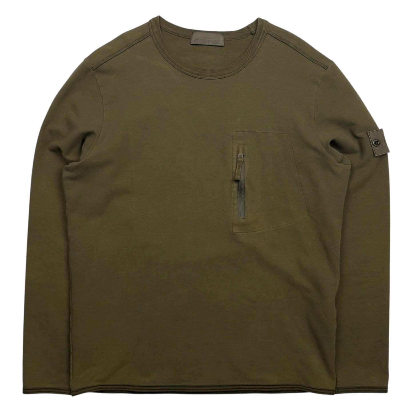 A/W 17 Stone Island Ghost Crewneck Sweater - Khaki