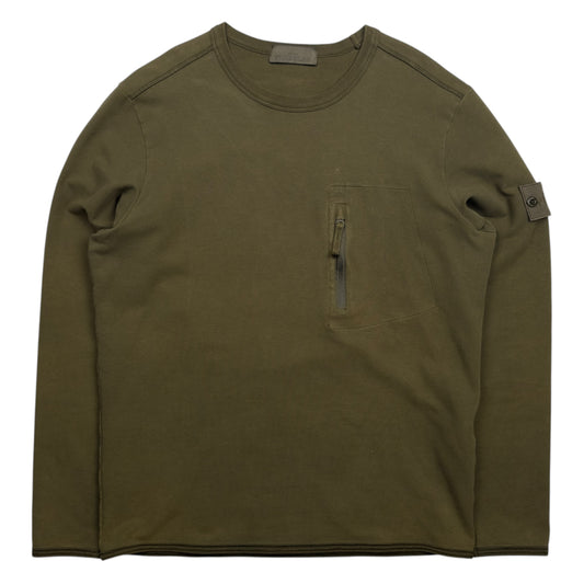 A/W 17 Stone Island Ghost Crewneck Sweater - Khaki