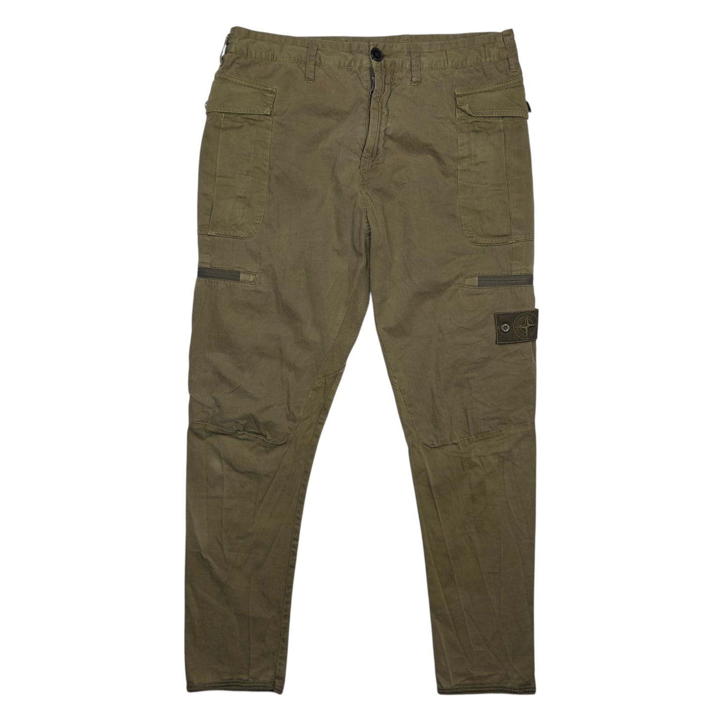 A/W 17 Stone Island Ghost Cargo Trousers - Khaki