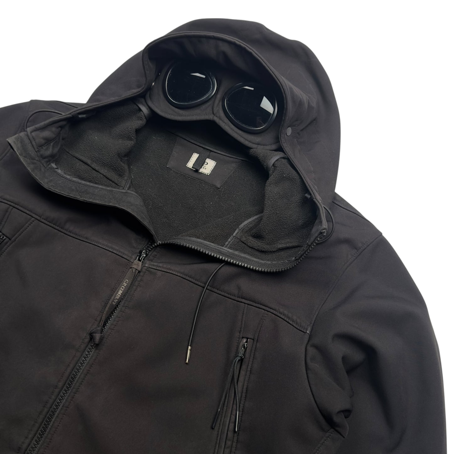 C.P. Company Soft Shell Goggle Jacket - Black