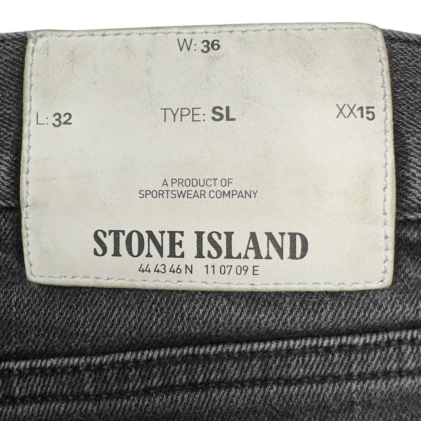 A/W 17 Stone Island Grey Denim Jeans