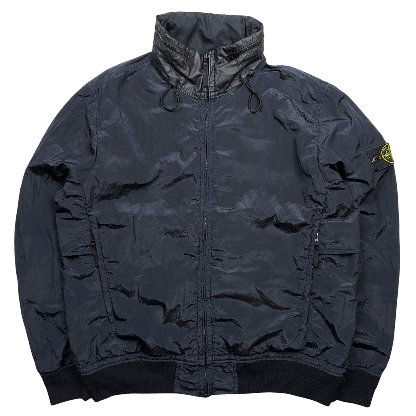 S/S 16 Stone Island Nylon Metal Tyvek Shield Jacket - Navy