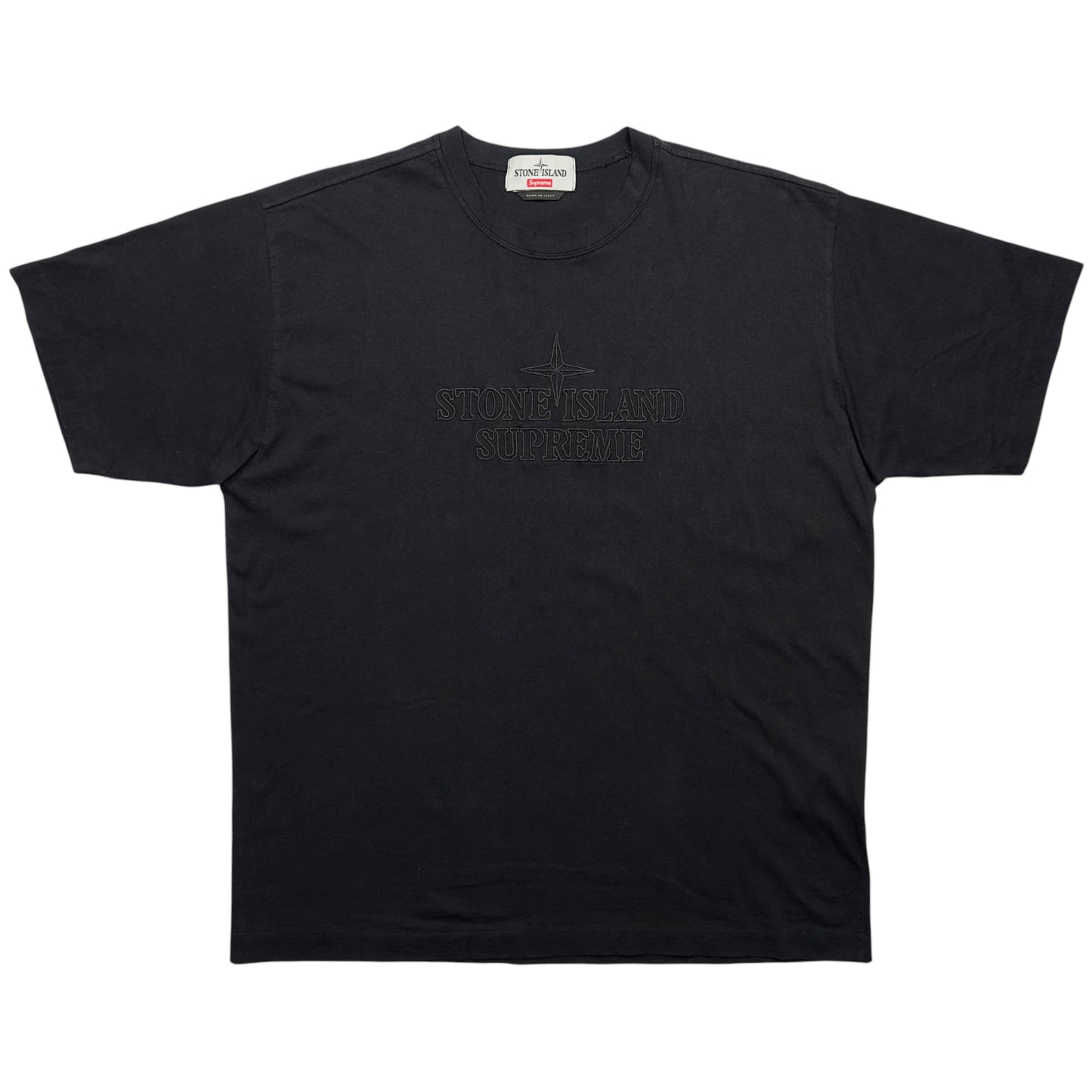 A/W 20 Stone Island X Supreme T-Shirt - Black