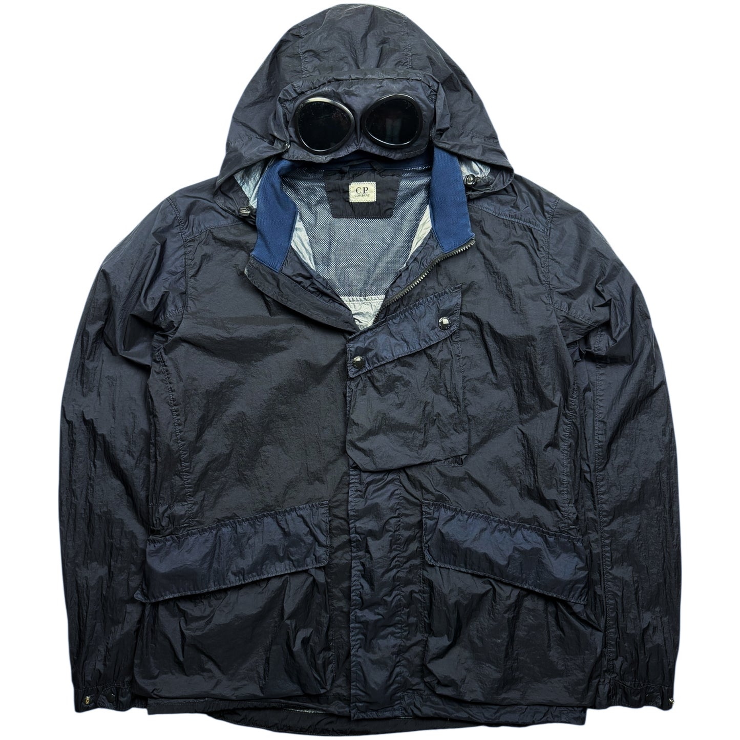 C.P. Company Nyfoil Goggle Jacket - Navy