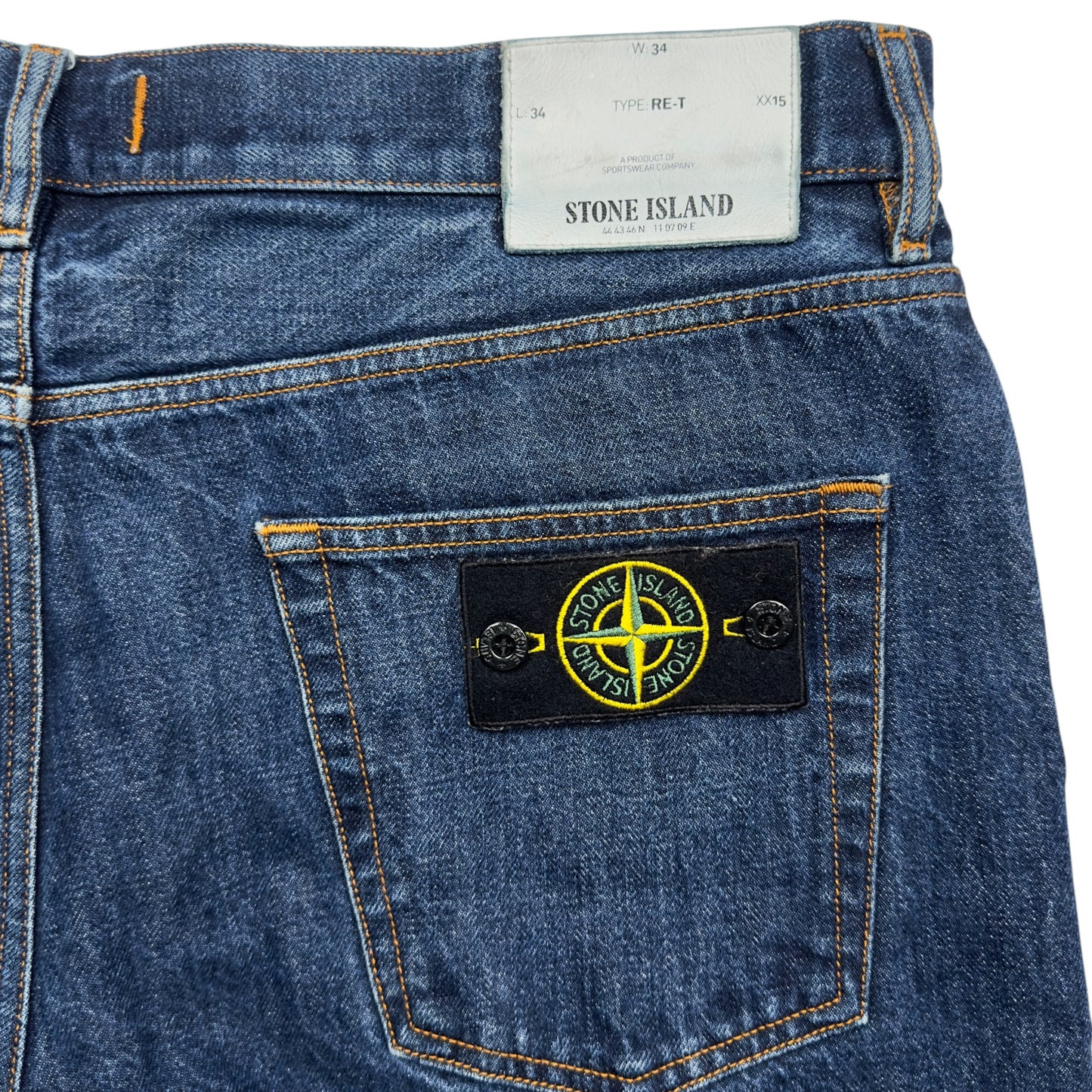 S/S 15 Stone Island Mid Wash Jeans