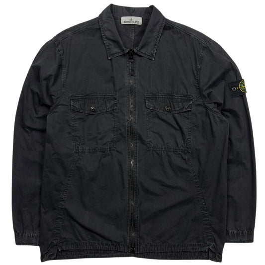 A/W 18 Stone Island Cotton Overshirt - Black