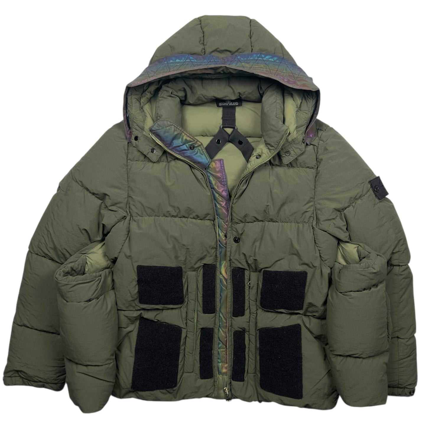 A/W 18 Stone Island Shadow Project Naslan Light 'Encase Panel' Down Jacket