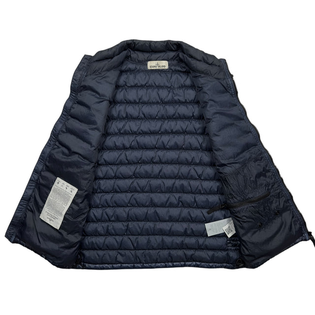 Stone Island Down_26 GR X SQM_N - Ultra Light Down Gilet - Navy