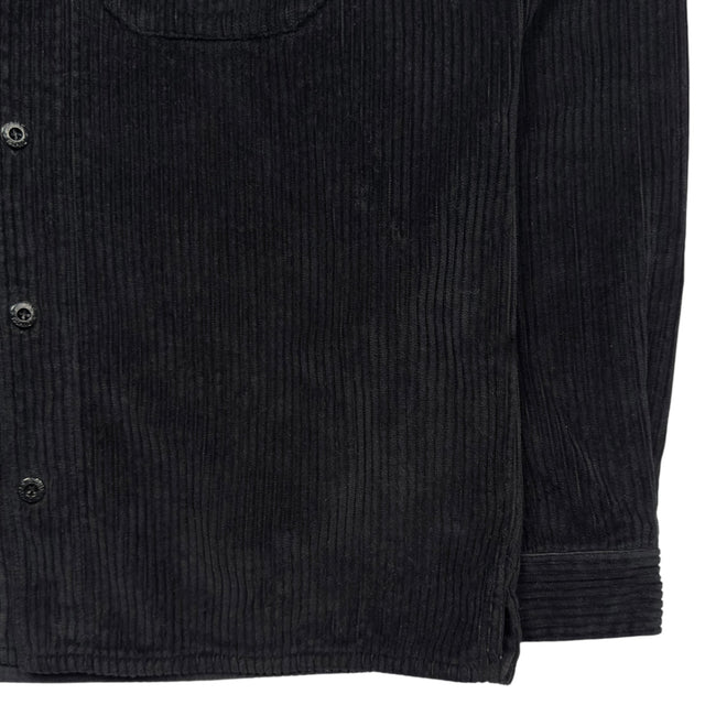 A/W 21 Stone Island Corduroy 2 Pocket Overshirt - Black