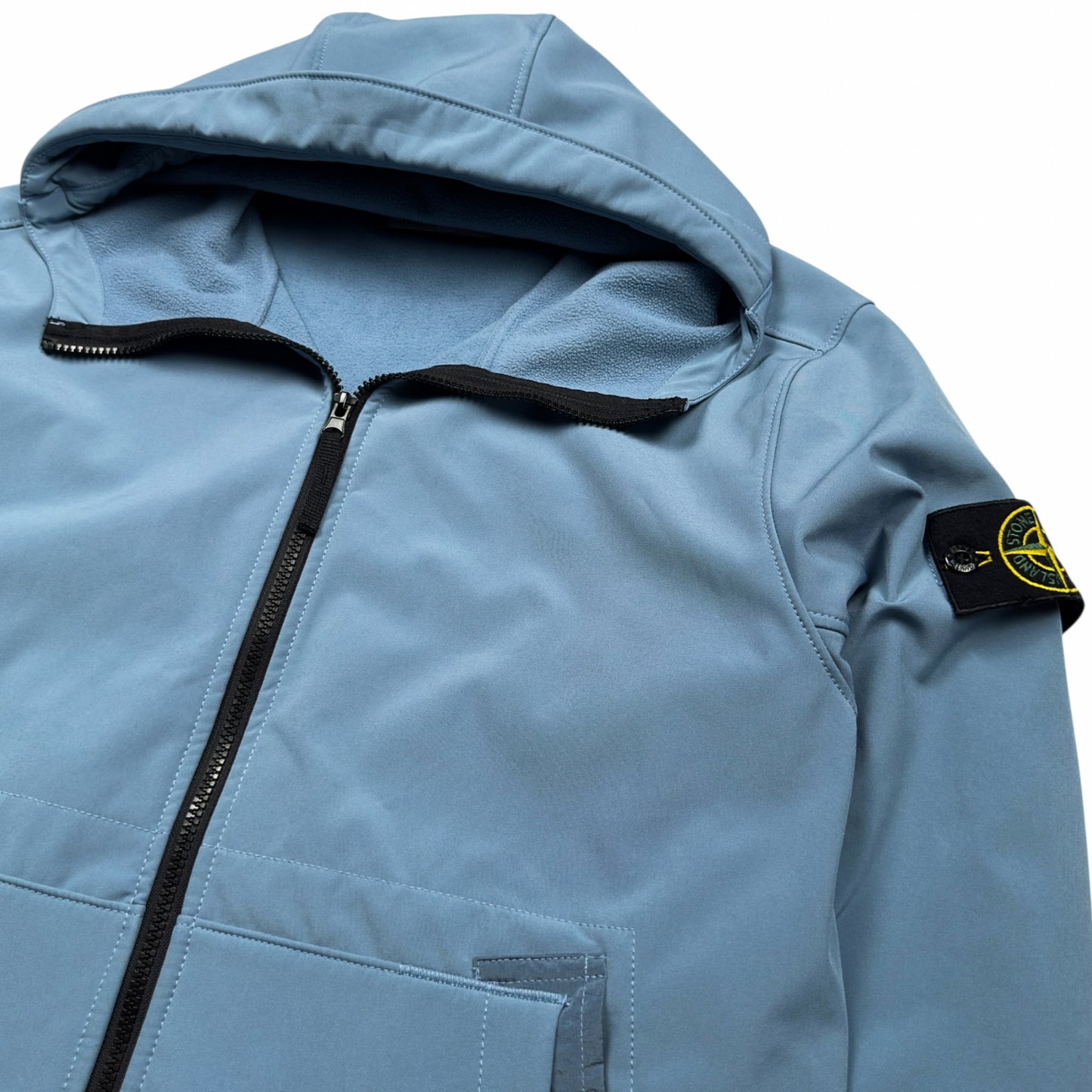 A/W 22 Stone Island Soft Shell R e.dye Jacket - Blue