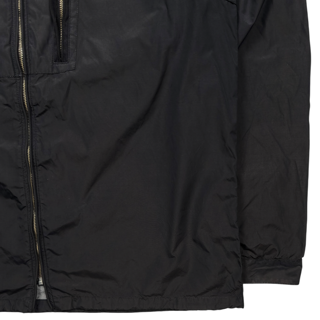 S/S 08 Stone Island Poly Coated Technical Windbreaker Jacket - Black