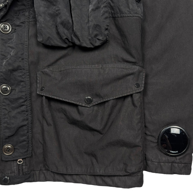 C.P. Company 50 Fili La Mille Goggle Jacket - Black