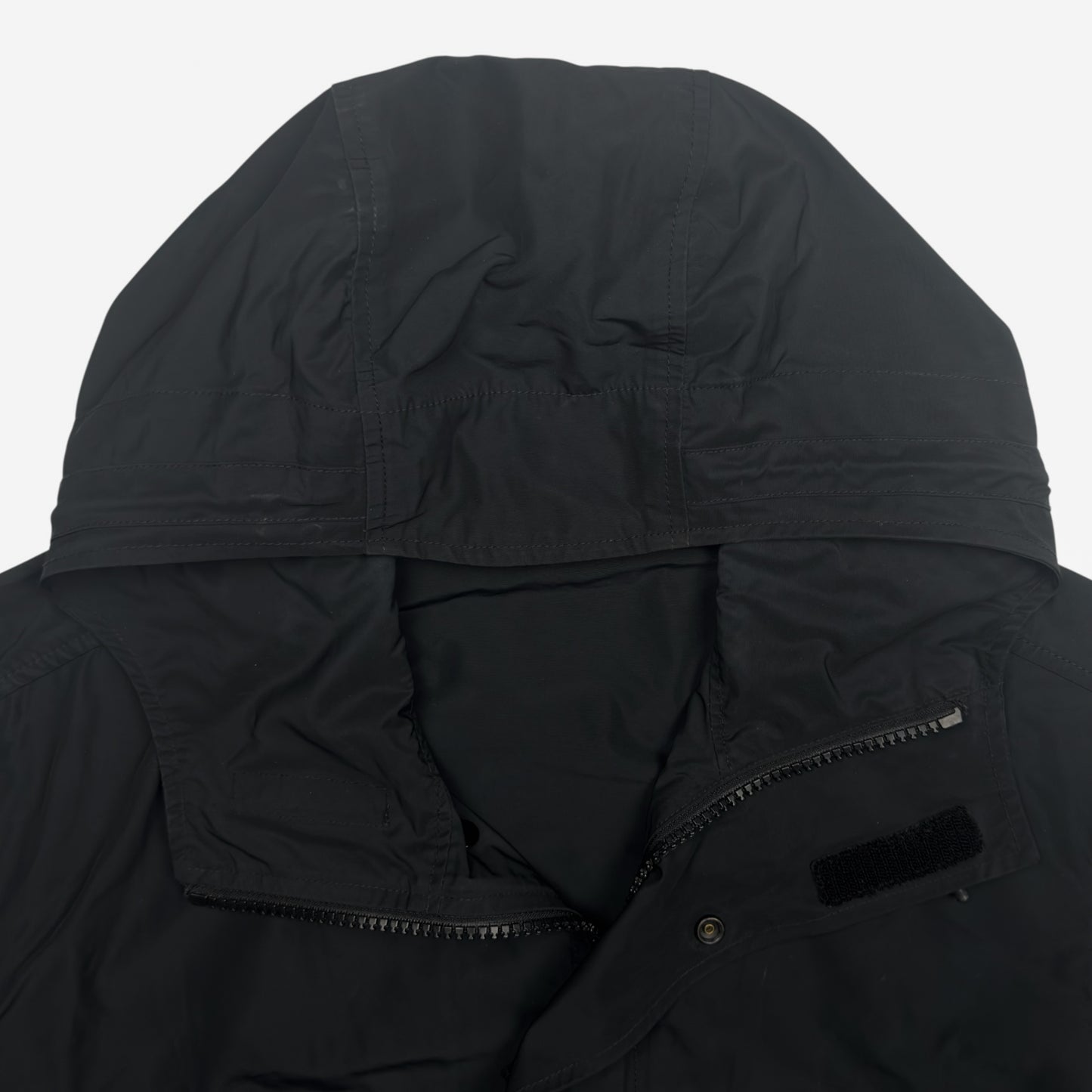 S/S 18 Stone Island Micro Reps Parka Jacket - Black