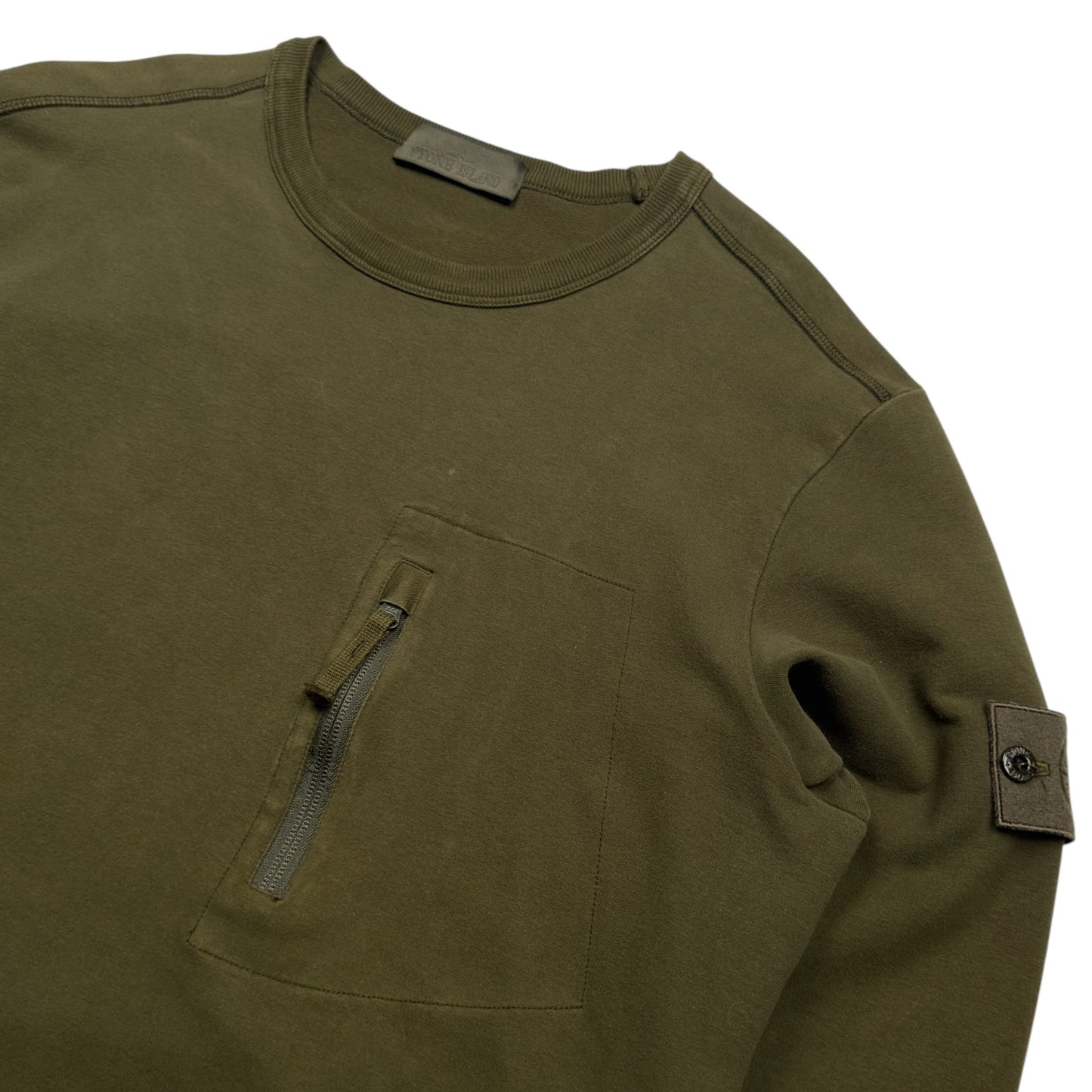 A/W 17 Stone Island Ghost Crewneck Sweater - Khaki